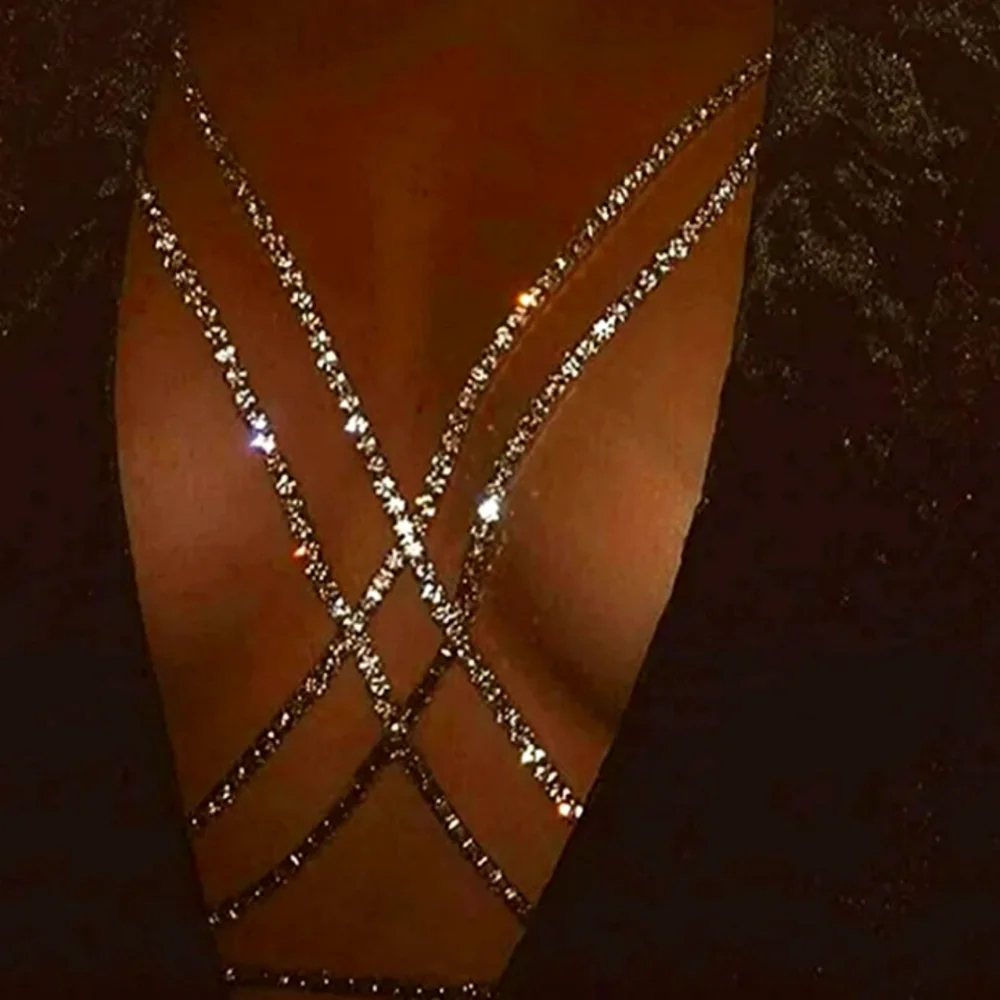 Sexy Rhinestone Body Bling Jewelry NWT - Picture 1 of 3